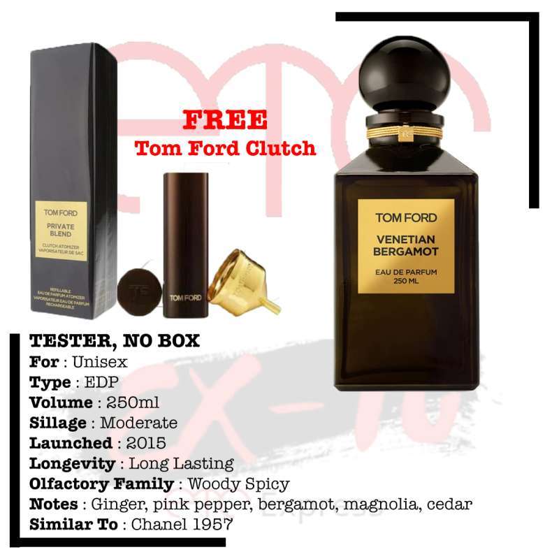 Jual Venetian Bergamot Tom Ford EDP 250ml Unisex Tester di Seller