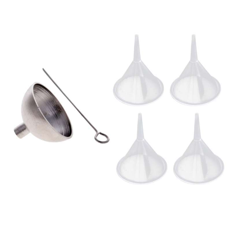 Jual 5pcs Small Metal Plastic Funnels For Filling Mini Bottles Or Containers Online November 2020 Blibli Com
