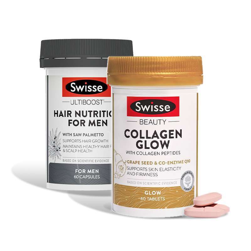 Jual Swisse Collagen Glow 60 Tablet Hair Nutrition For Men 60 Kapsul Online November 2020 Blibli