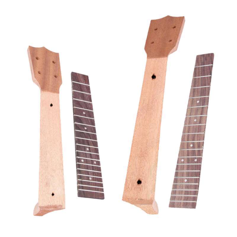Homyl 23 Inch Tenor Ukulele Mahogany Neck & Fretboard Fingerboard Set Hawaiian Guitar Luthier DIY Repalcement 
