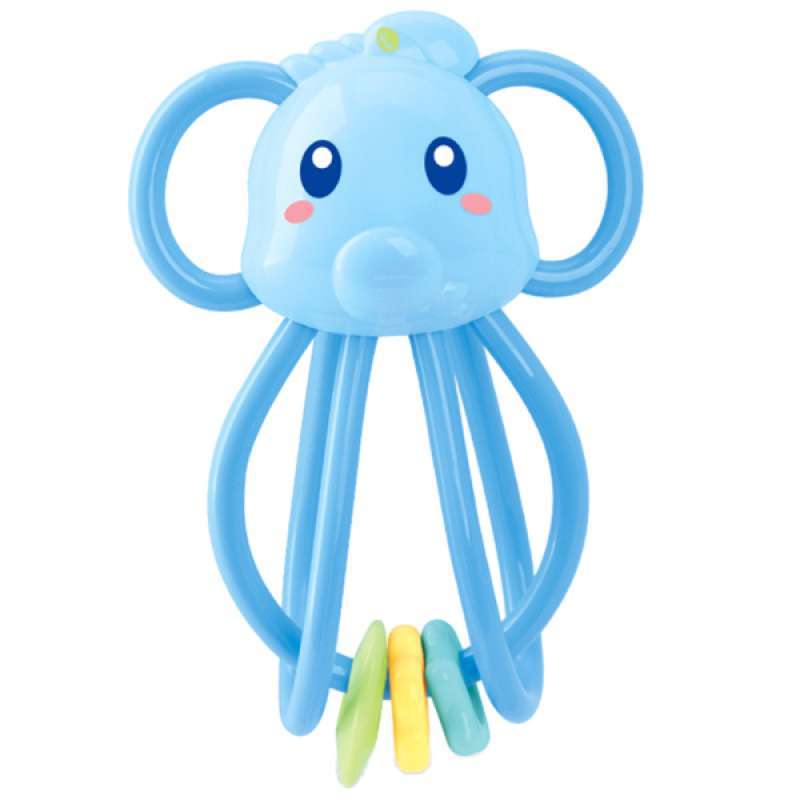 Baby Teether Ring Montessori Sensory Toy Infant Kid Developmental Elephant 