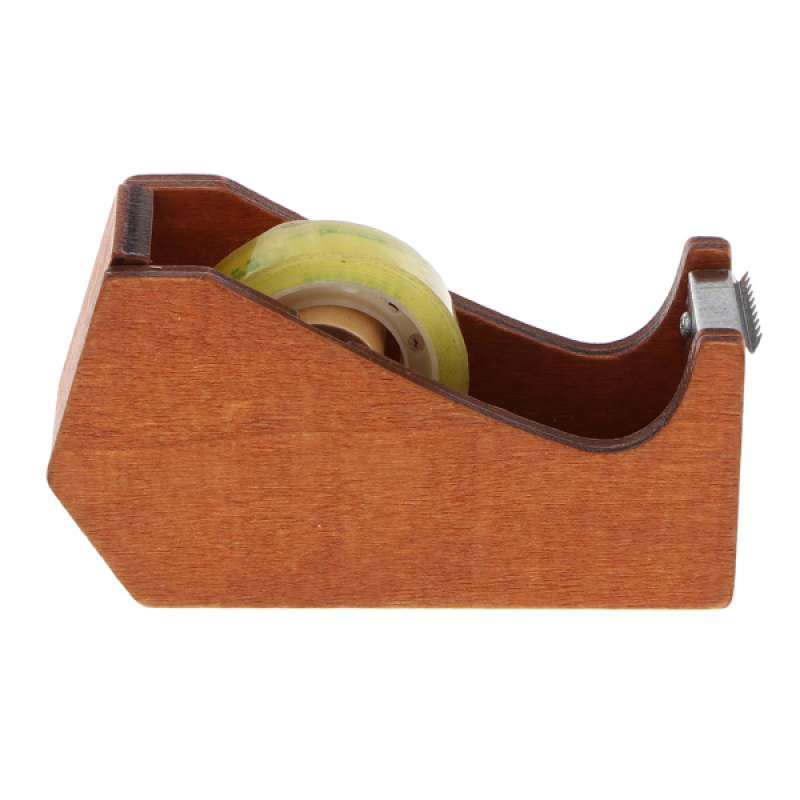 Jual Wooden Tape Dispenser Cute Animal Office Desk Accessory With Clear Tape Online Januari 2021 Blibli