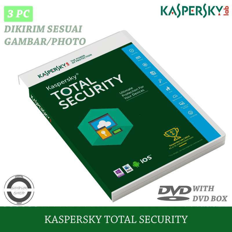 Jual Antivirus Kaspersky Total Security 2021 3 Device 1 Tahun With Final Update Online Januari 2021 Blibli