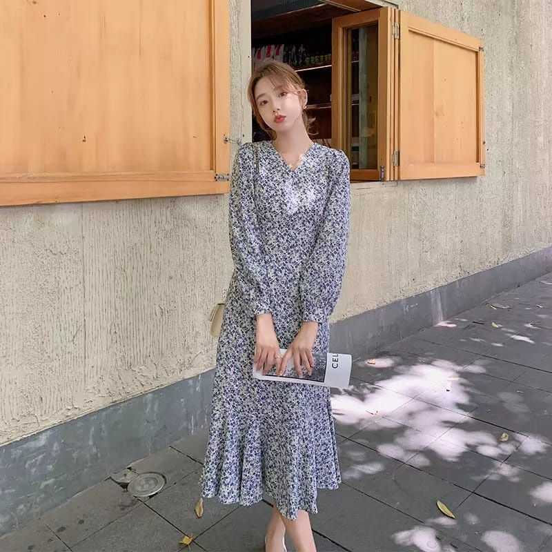 Long cheap dress murah