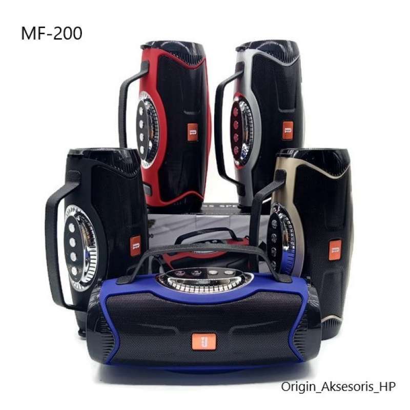 Jual Oem Speaker Bluetooth Jbl Led Mf 200 Portable Speaker Wireless Jbl Mf 200 Online Februari 2021 Blibli