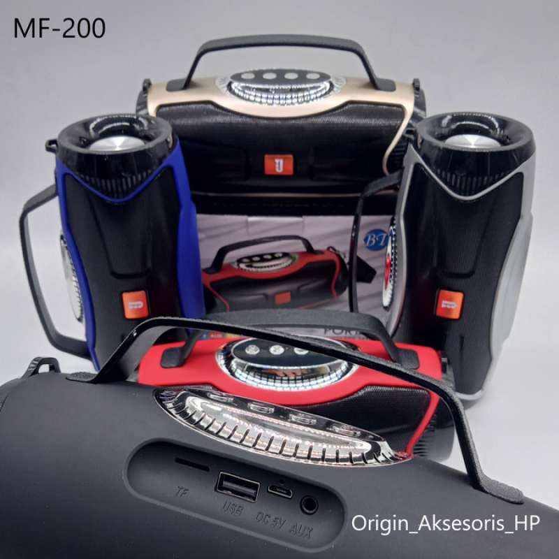 Jual Oem Speaker Bluetooth Jbl Led Mf 200 Portable Speaker Wireless Jbl Mf 200 Online Februari 2021 Blibli