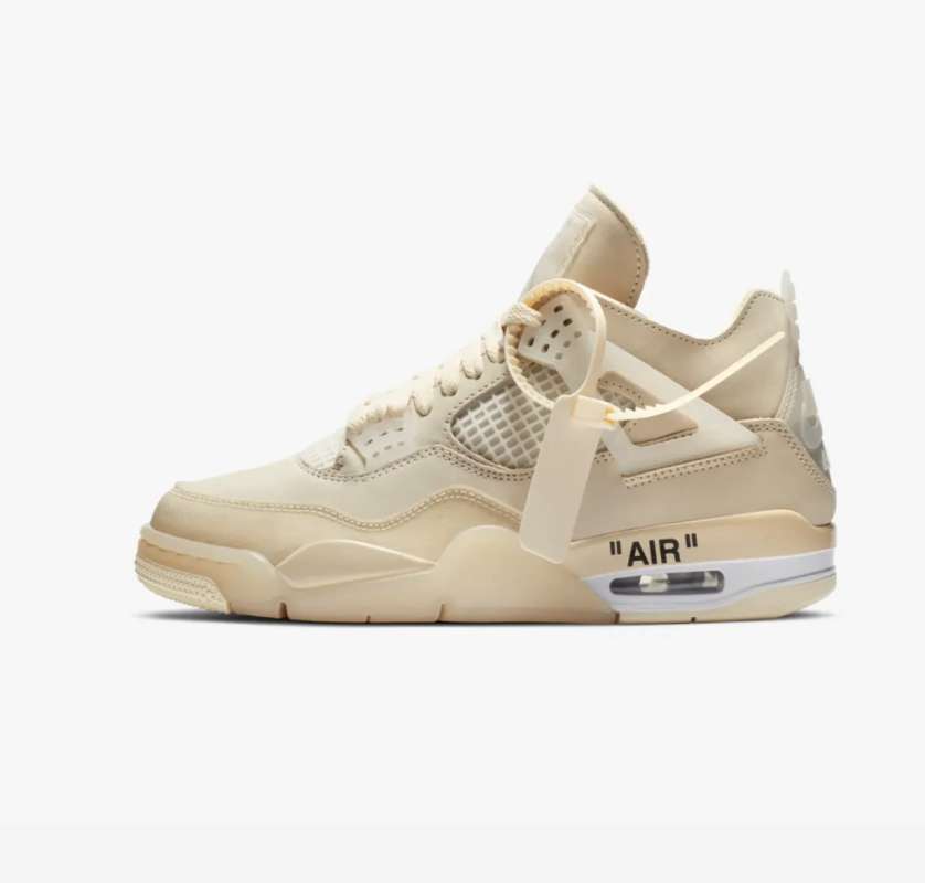 Jual NIKE Air Jordan 4 x Off-White Sail 