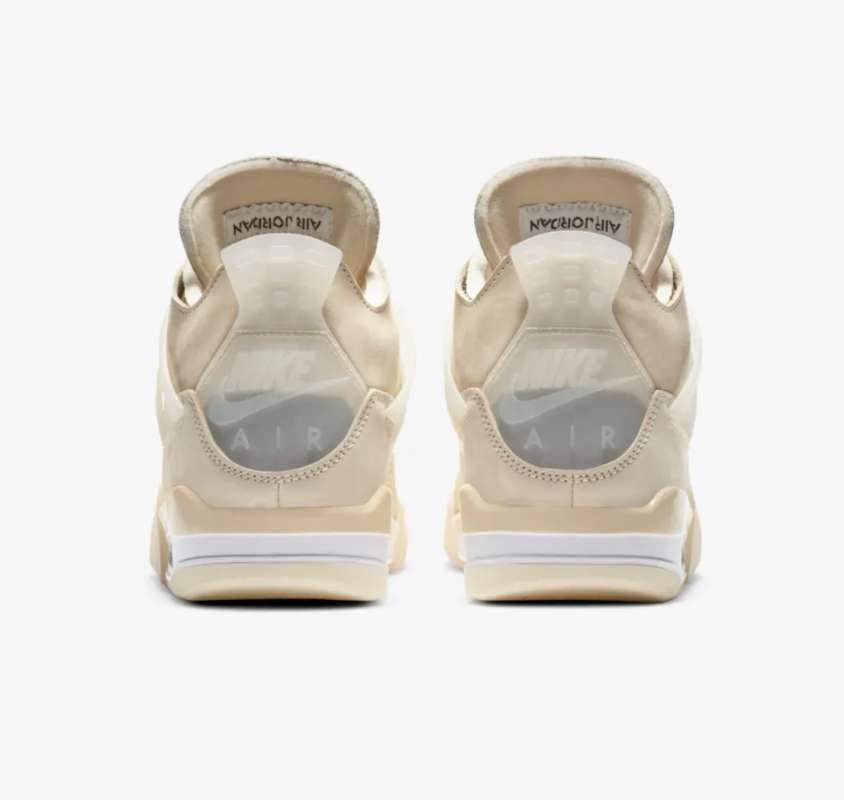 nike air jordan 4 x off white sail