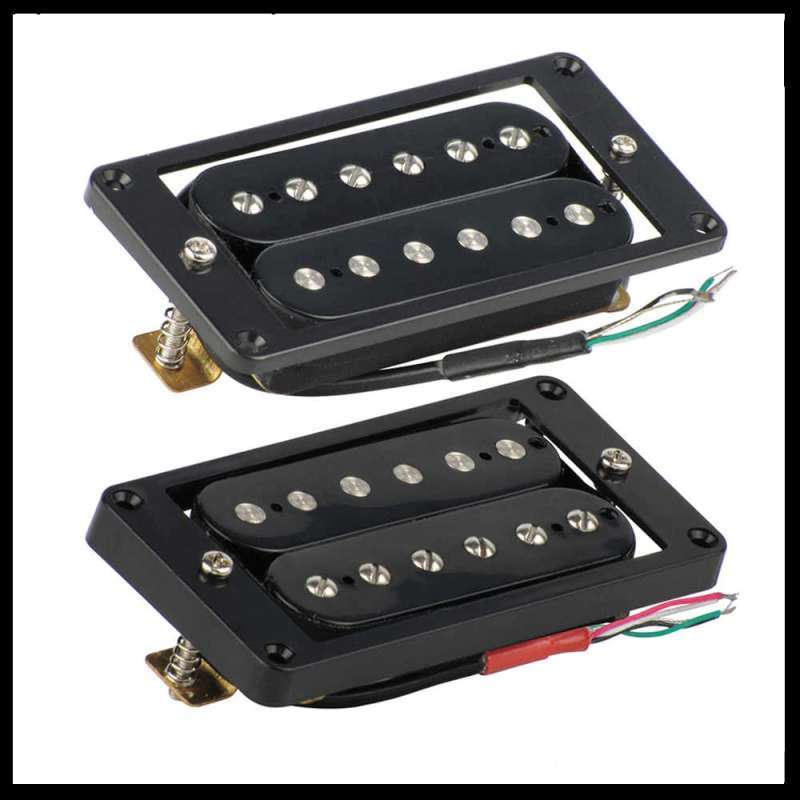 Double outlet coil humbucker