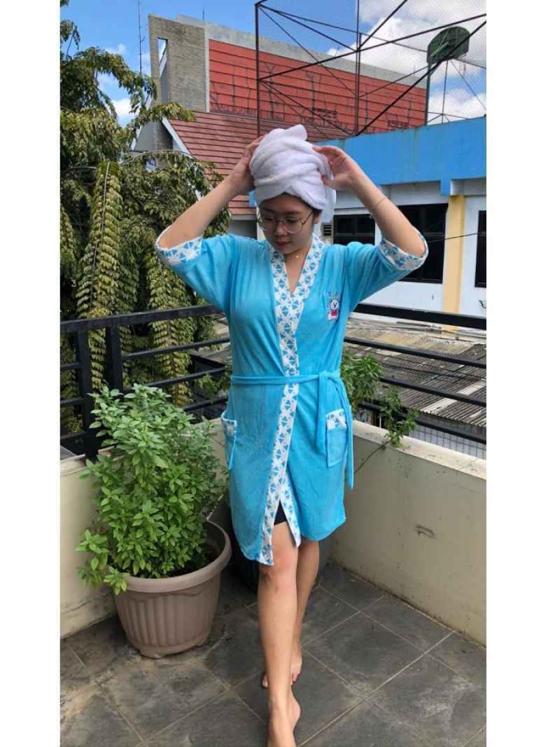 Kimono Handuk Dewasa Biru Muda Terbaru Agustus 2021 Harga Murah Kualitas Terjamin Blibli
