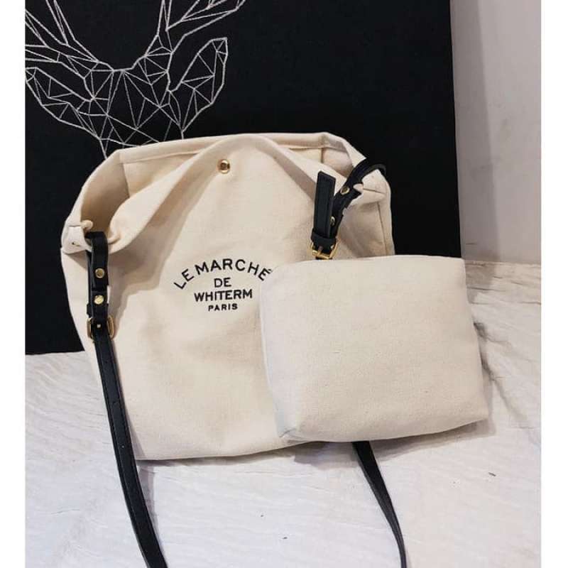 Promo Le Marche Tas Wanita Canvas Sling 
