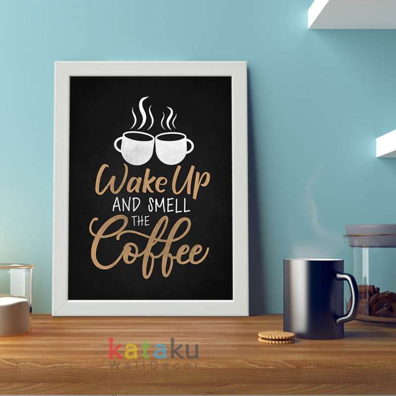 Jual Hiasan Dinding Coffee Quotes Poster Pecinta Kopi Wall Decoration Murah Mei 2021 Blibli