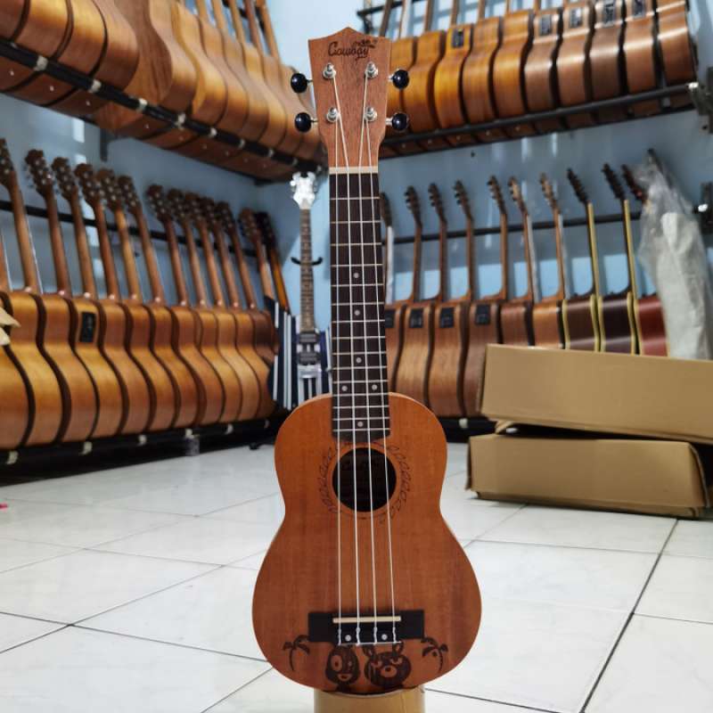 Jual Ukulele Cowboy Soprano Motif Uk Ml21hns Original Paket A Murah Mei 2021 