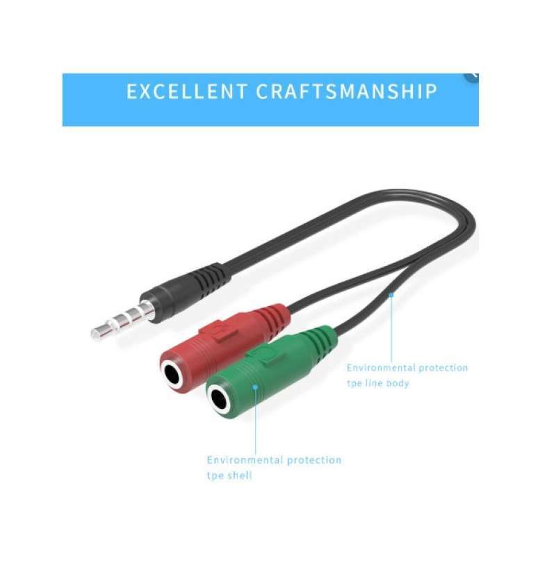 Promo Kabel audio Aux 3.5mm Splitter 1 
