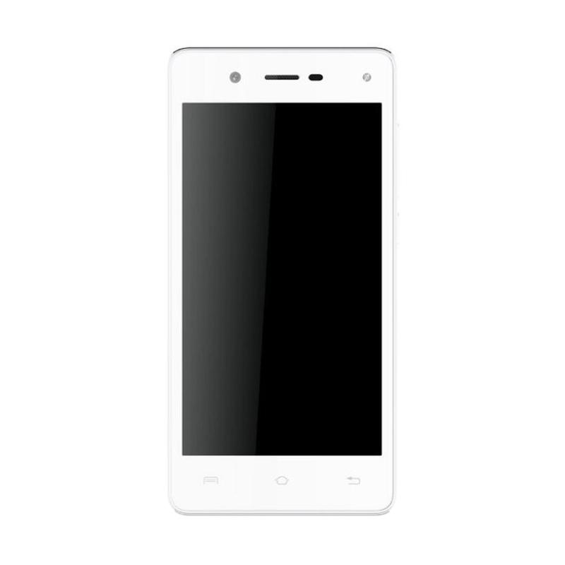 Lava Iris 758 Smartphone - Putih [8GB/ 1 GB] + Free Powerbank 5000Mah