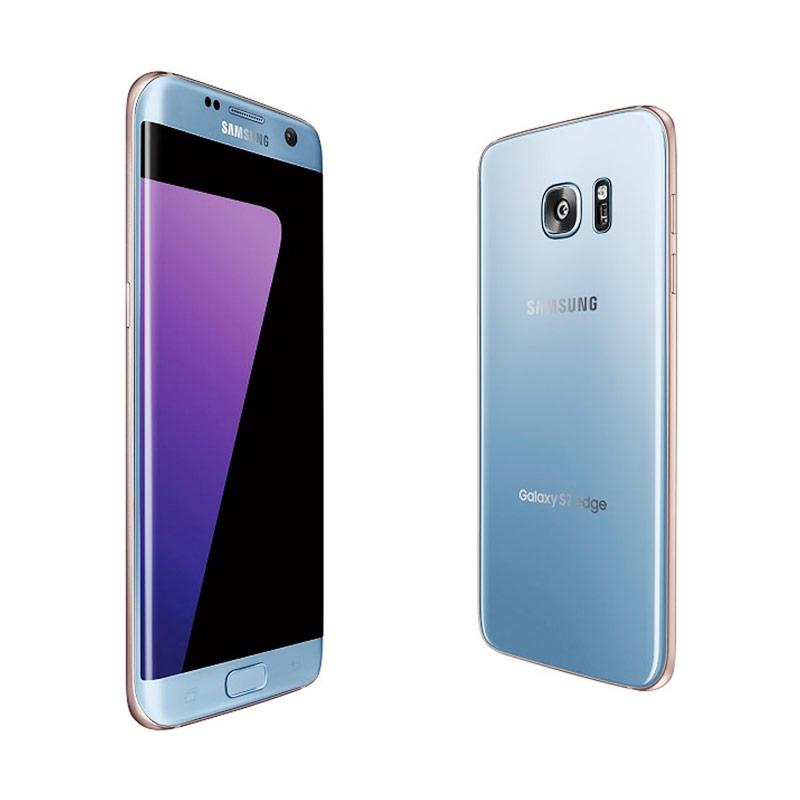 Jual Samsung Galaxy S7 Edge Smartphone Blue Coral 32 Gb 4 Gb
