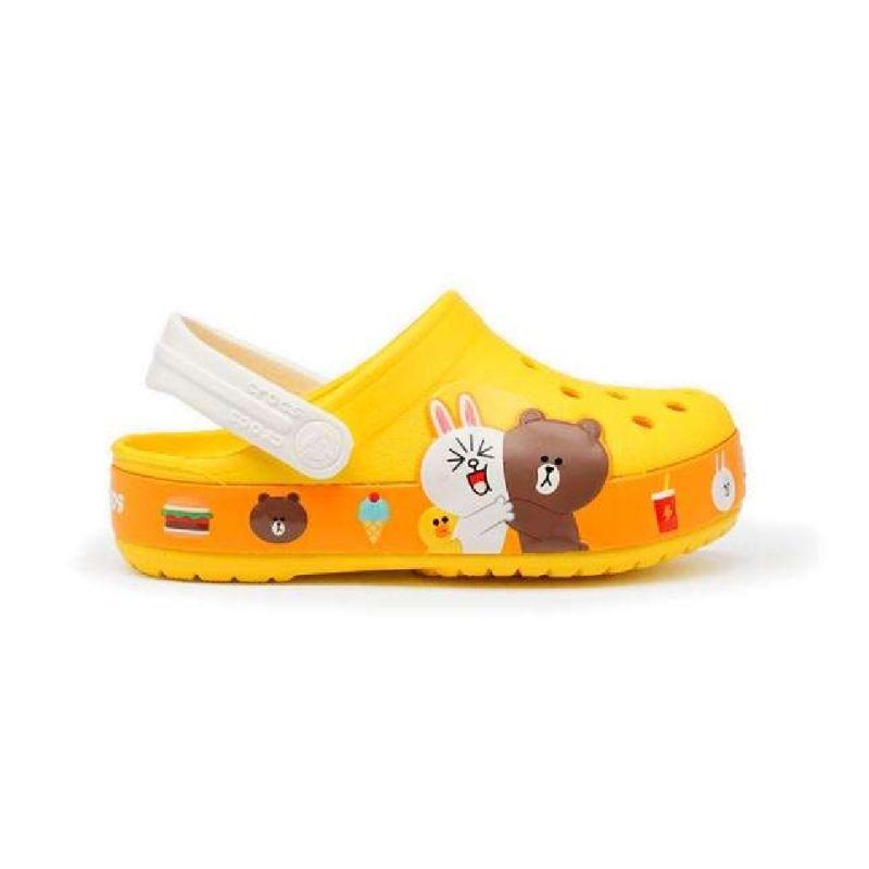 Jual CROCS KIDS FUNLAB LINE FRIENDS CLOG YELLOW di Seller Planet
