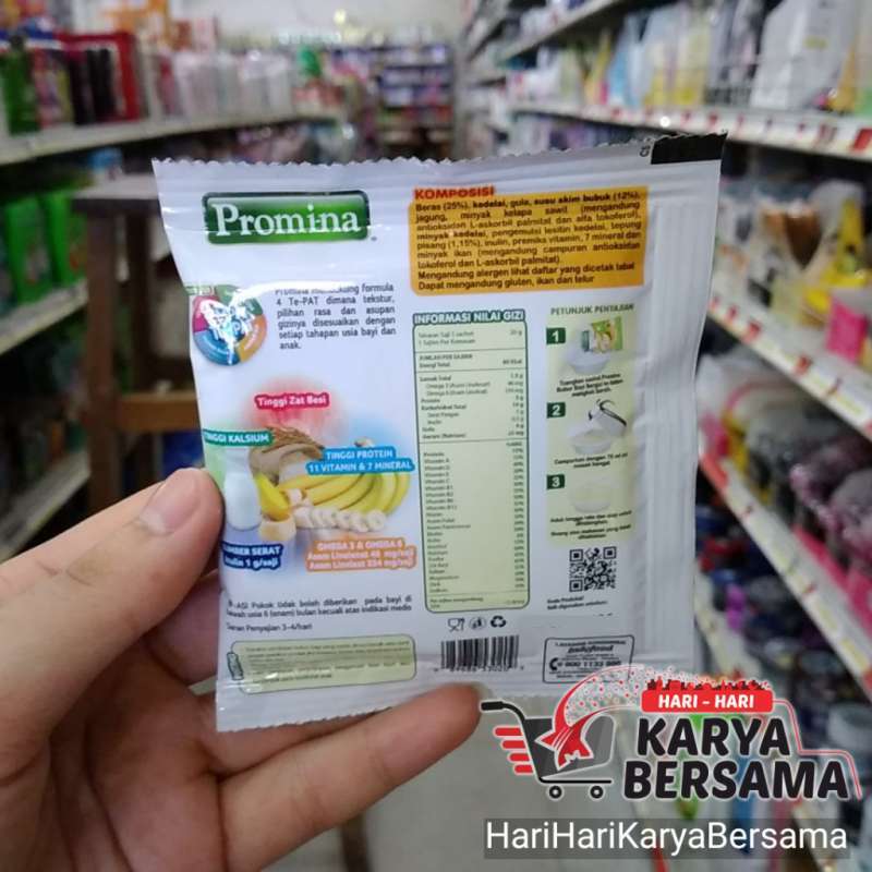 Jual Bubur Bayi Promina Pisang Susu Sachet 20gr Online Maret 2021 Blibli