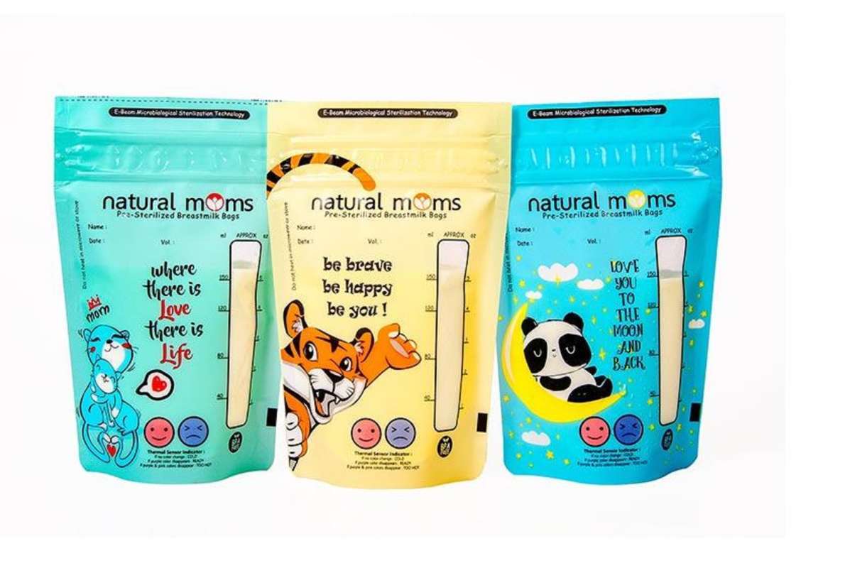 Jual Natural Moms 3in1 Motif Foodie Kantong Asi 30 Pcs 120 Ml Terbaru Juni 2021 Blibli