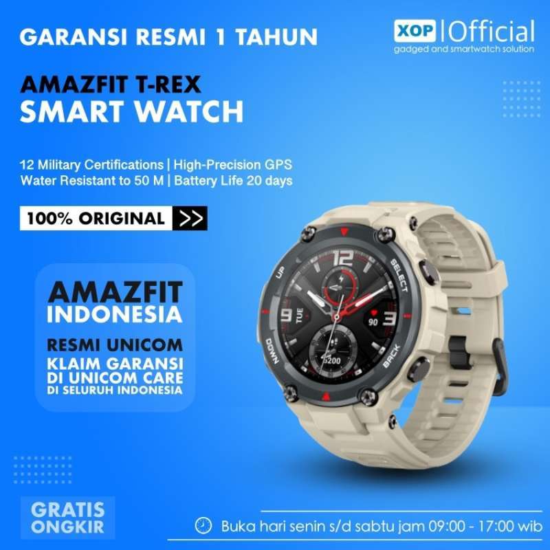 Amazfit t rex smartwatch military standard certified Clearance