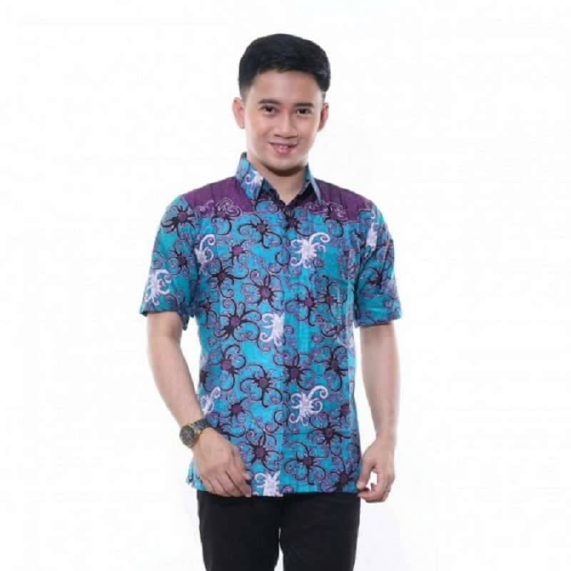 Jual Kemeja Batik Pria Lengan Pendek Baju Batik Pekalongan Size M L Xl Xxl No 1 Online Februari 2021 Blibli