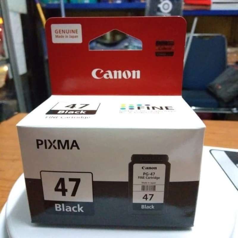 catridge canon pg 47 black hitam original tinta ink