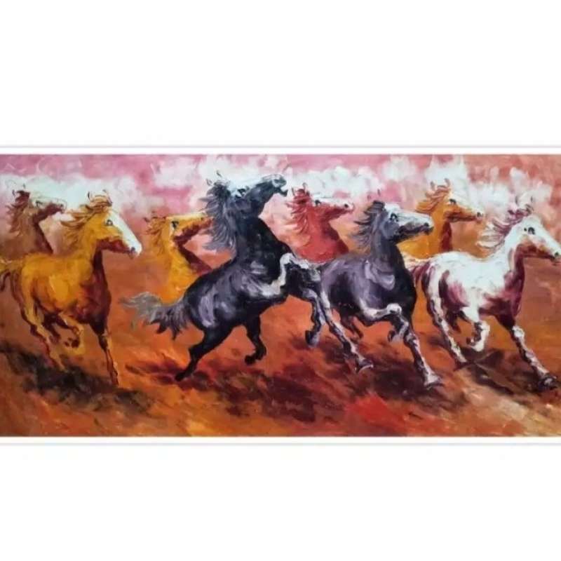 Jual Lukisan Kuda Timbul 60 X 120 Cm Online Maret 2021 Blibli