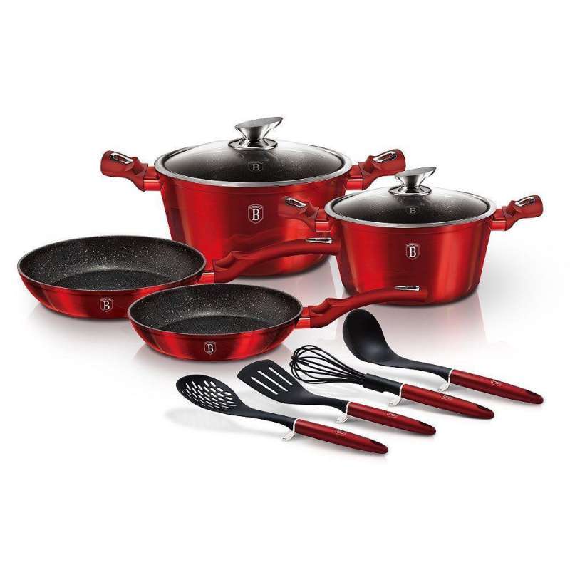 Jual Panci Set Berlinger Haus 10 Pcs Cookware Set Burgundy Metallic Line Murah Mei 2021 Blibli Jual Panci Set Berlinger Haus 10 Pcs Cookware Set Burgundy Metallic Line Murah Mei 2021 Blibli