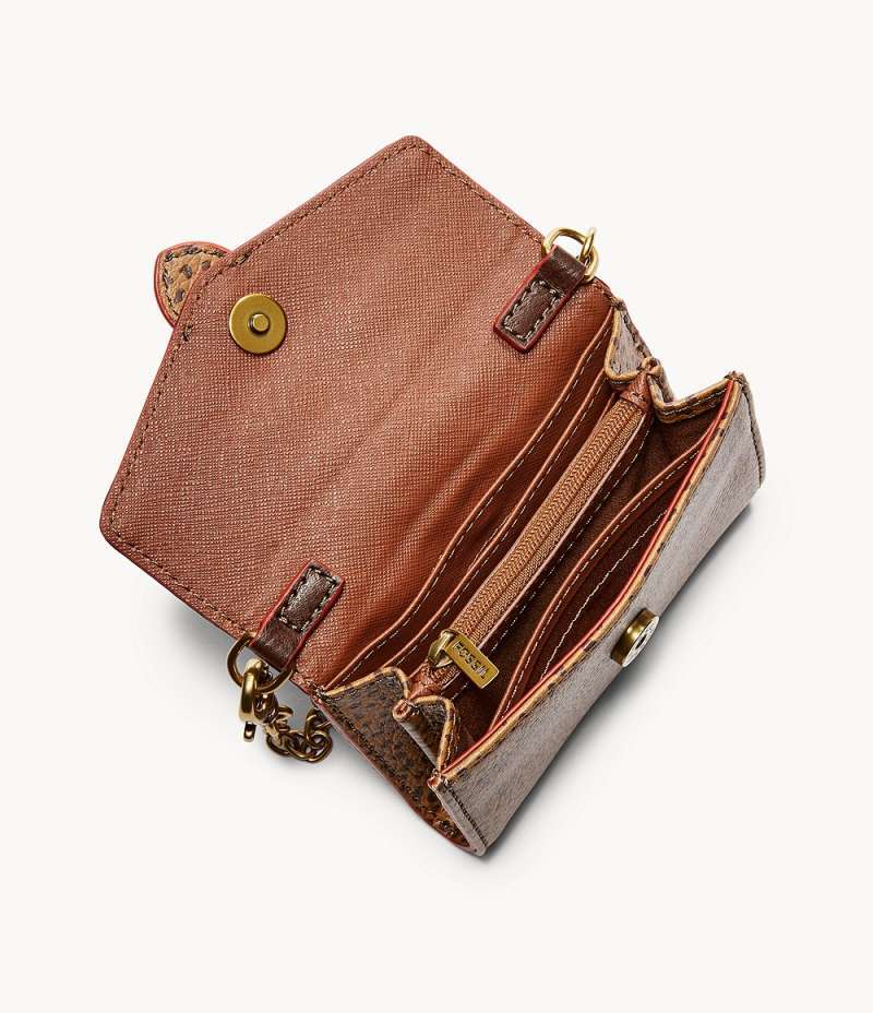 Fossil chain wallet best sale