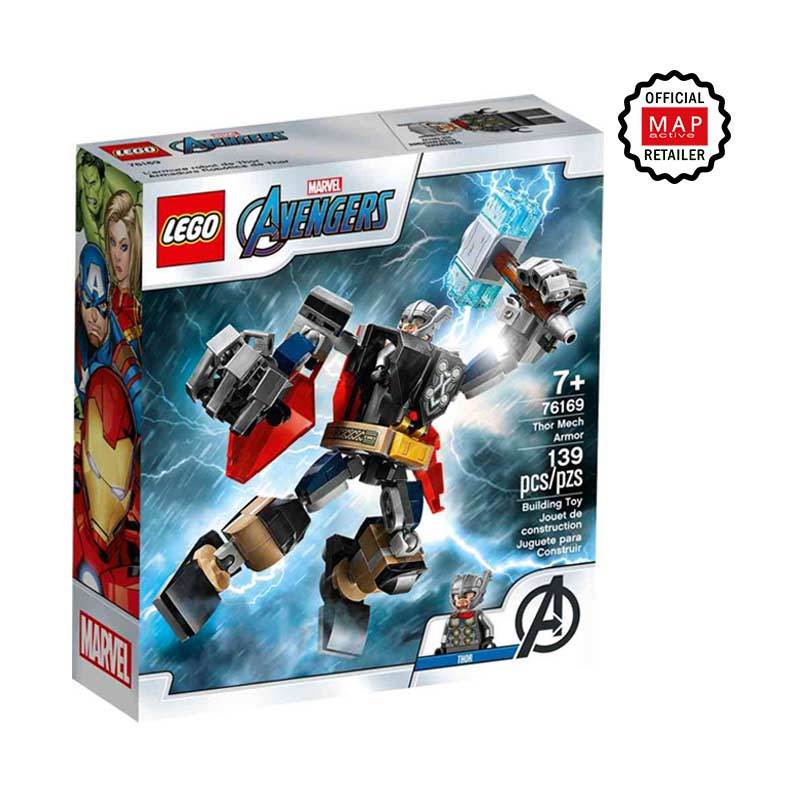 Jual Lego Marvel Avengers 76169 Thor Armor Mech Online April 2021 Blibli These are the minikits in some of the early levels in lego marvel super heroes. lego marvel avengers 76169 thor armor mech
