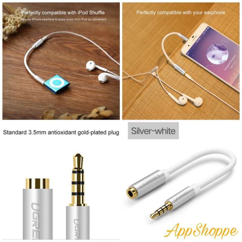 Promo Ugreen 3.5Mm Jack Omtp To Ctia 