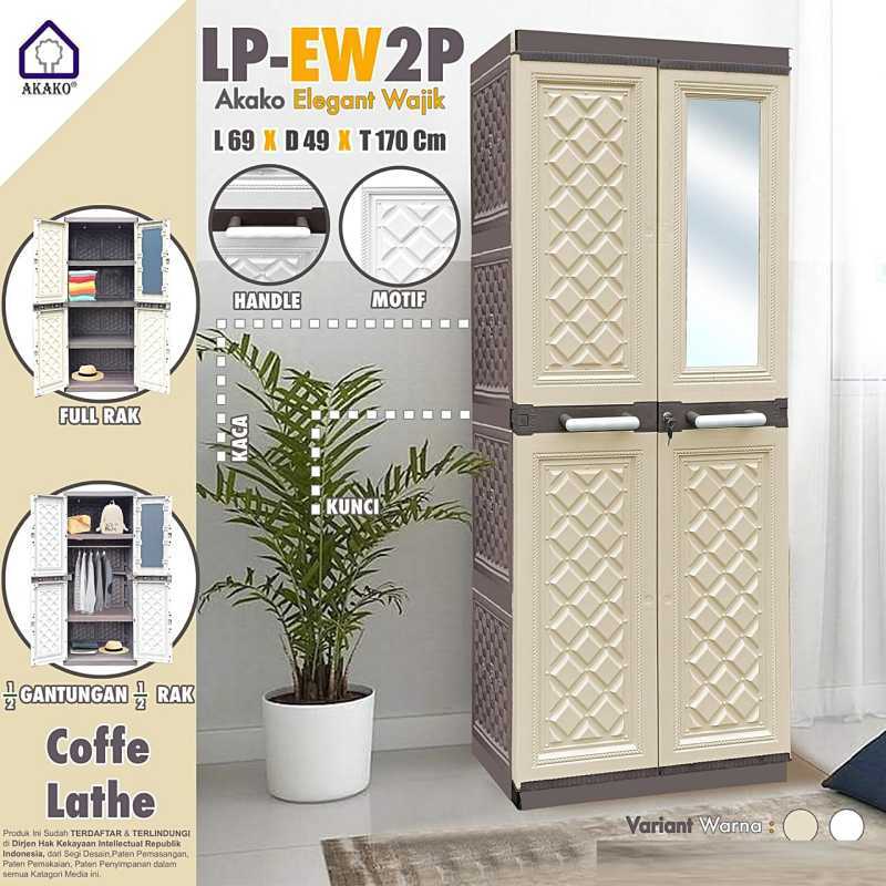 Jual Akako Lemari Plastik Elegant Wajik 2 Pintu Jtr All Destination Terbaru Juni 2021 Blibli