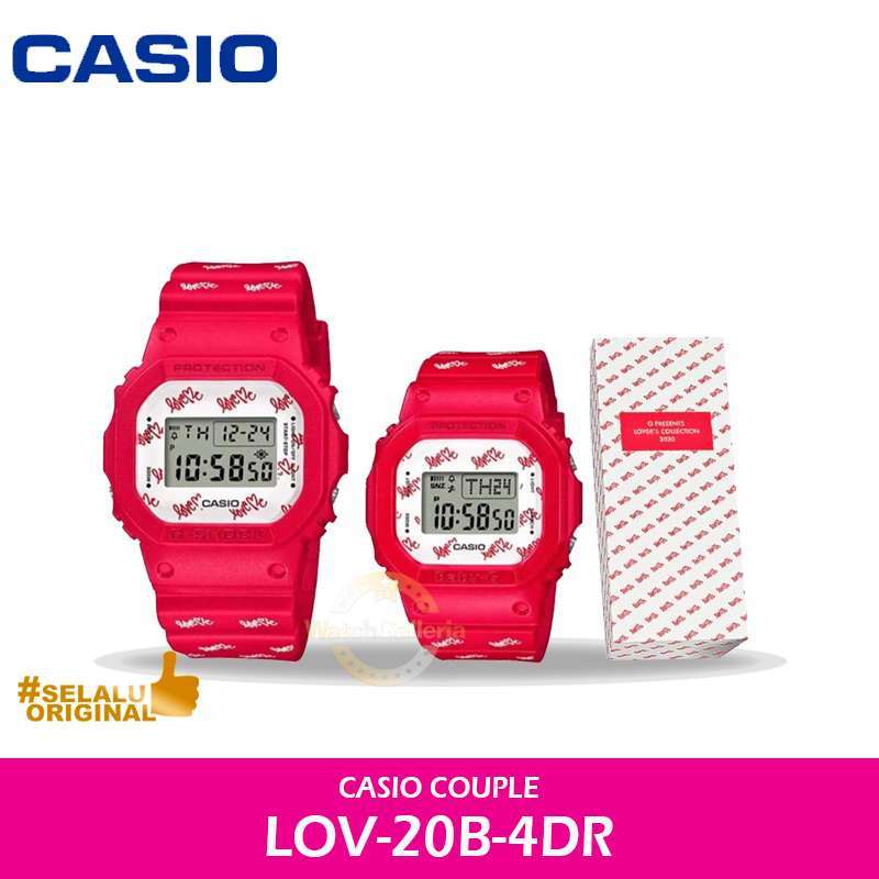 Promo Jam Tangan Casio Couple LOV 20B 4DR Original Murah Diskon 35