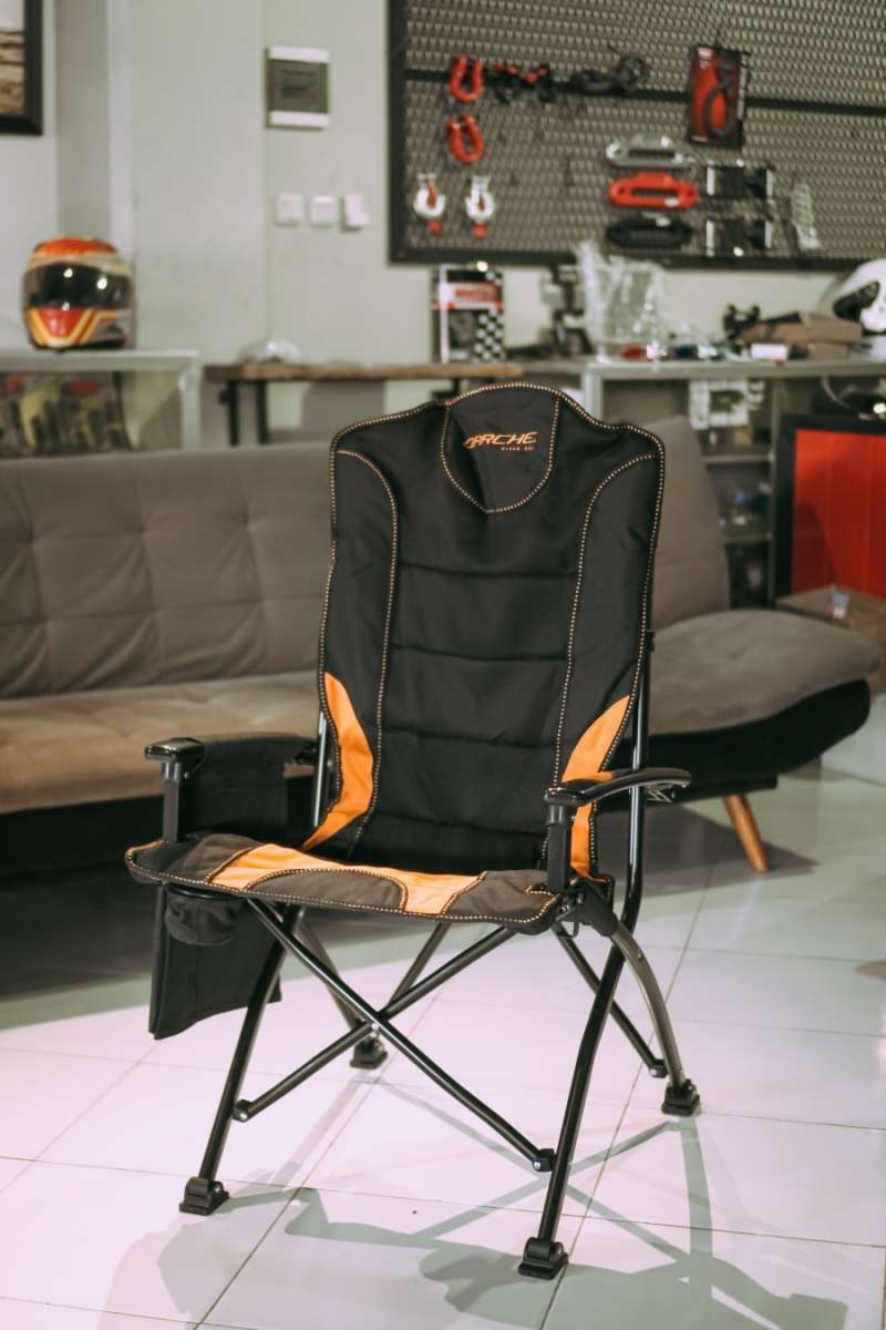 Jual DARCHE CHAIR VIPOR XVI BLACK ORANGE 050801412 di Seller