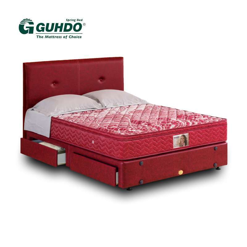 Promo Guhdo Standard Plush Top Drawer Hs Sienna Set Springbed