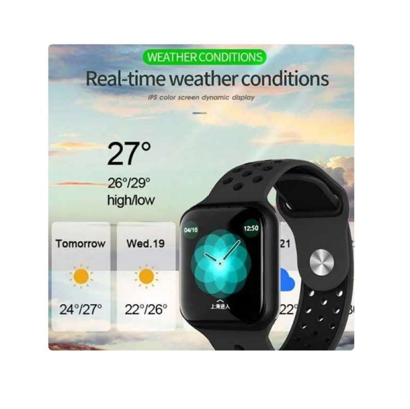 jual skmei smartwatch sport fitness tracker heart rate blood pressure f8 online mei 2021 blibli
