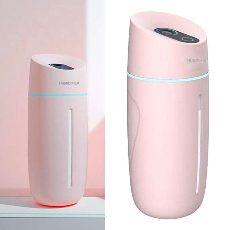 Vefoo Mist Humidifier USB Portable Mini Humidifier Portable Car Travel Hotel Home Baby Humidifier Air Humidifier Pink 