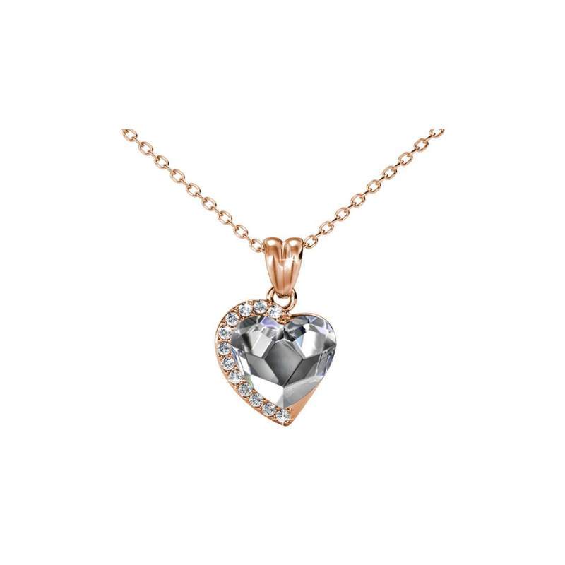 Promo Fond Love Pendant Crystal Rose 