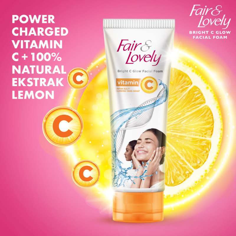 facial foam fair and lovely vitamin c