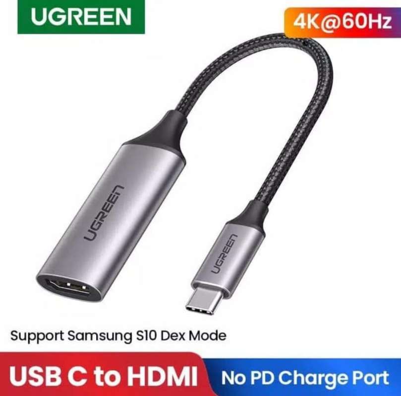 UGREEN Adapter Kabel Konverter Tipe C ke HDMI C to HDMI Female 4K 60Hz  Support