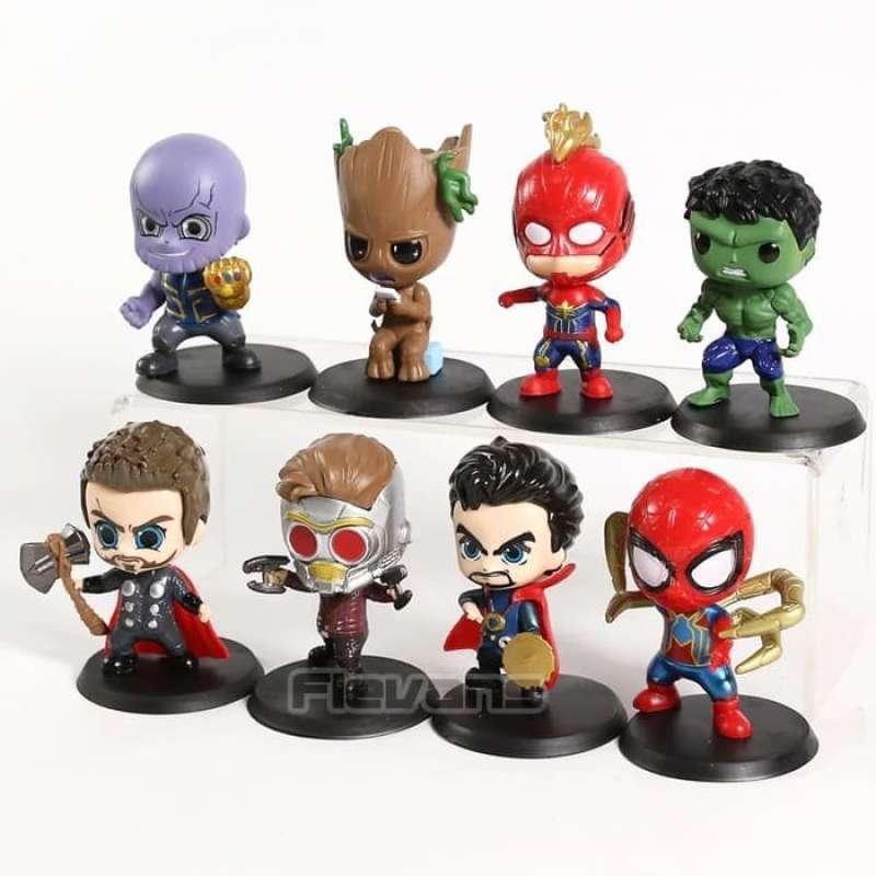 8 Chibi Groot Thanos Spiderman 