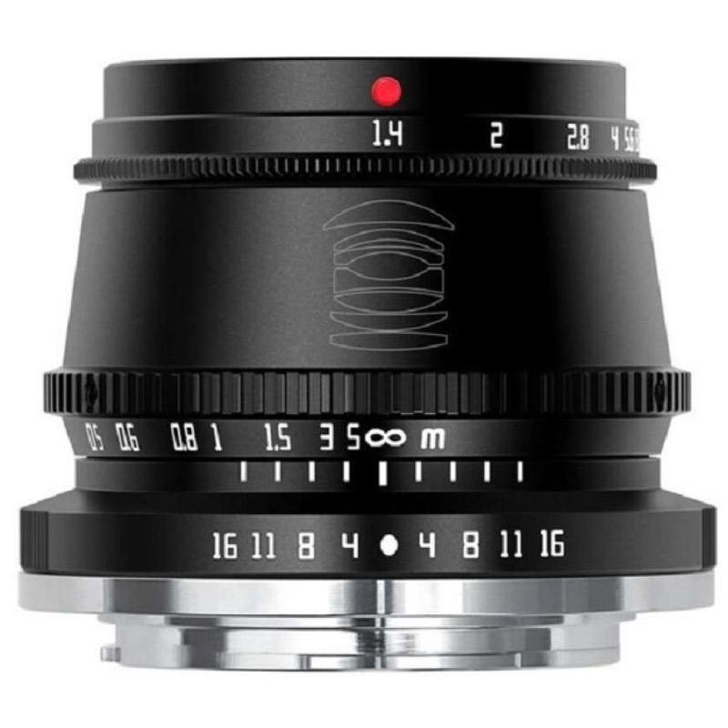 lensa ttartisan 35mm f1 4 aps c for canon m mount
