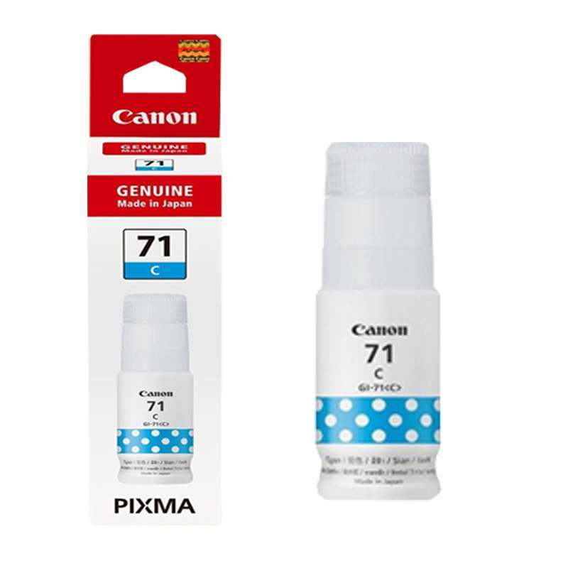 canon tinta refill gi 71 cyan original