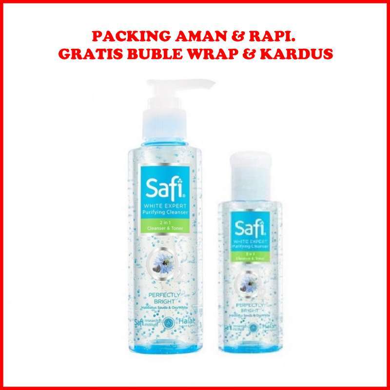 safi white expert cleanser toner