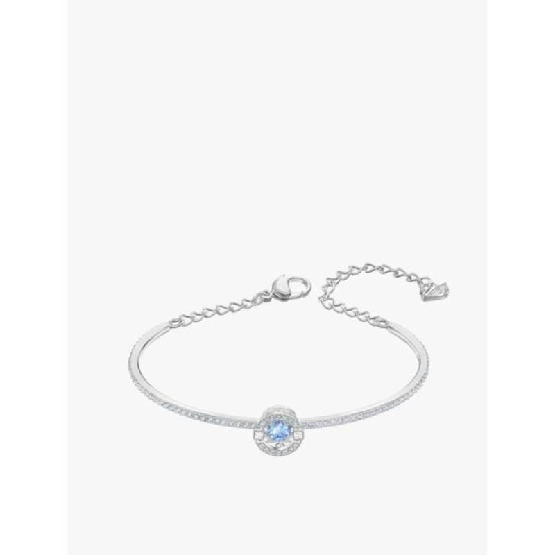 Jual SWAROVSKI Sparkling Dance Blue Crystal Bangle M Gelang