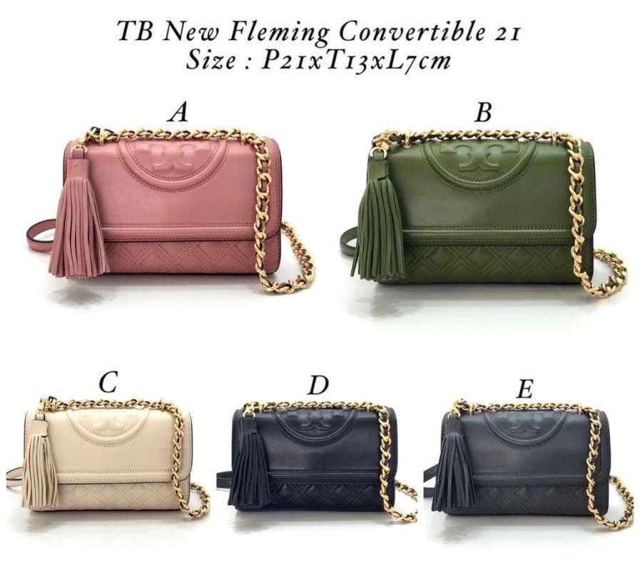 ukuran tory burch fleming