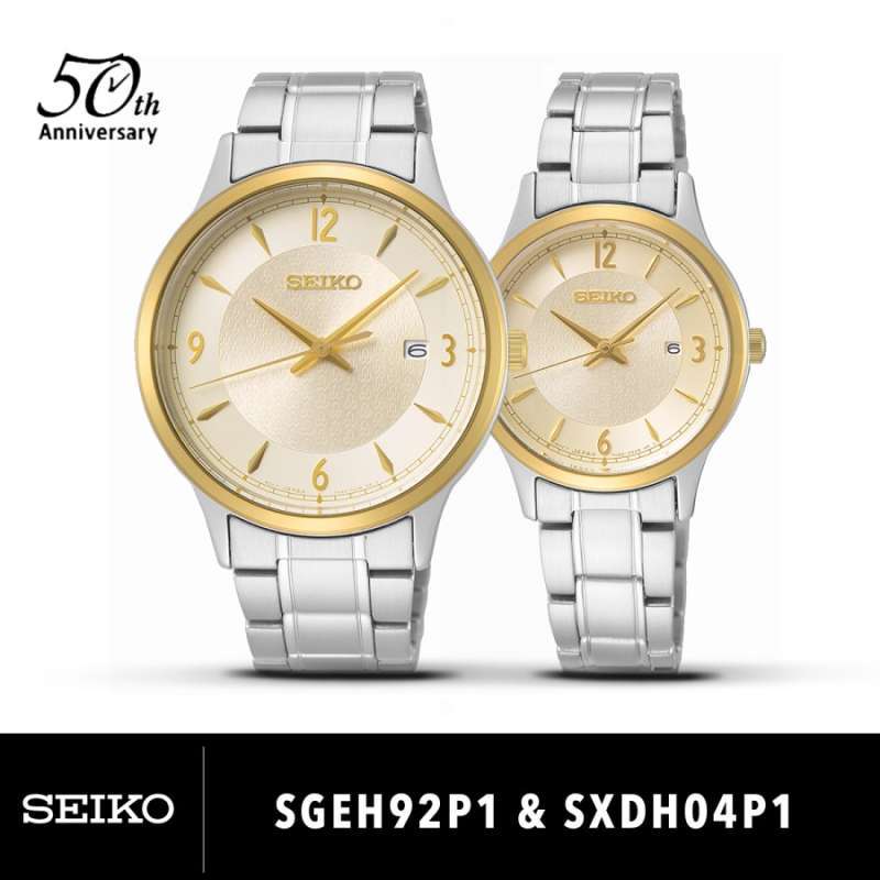Jam seiko couple original hot sale