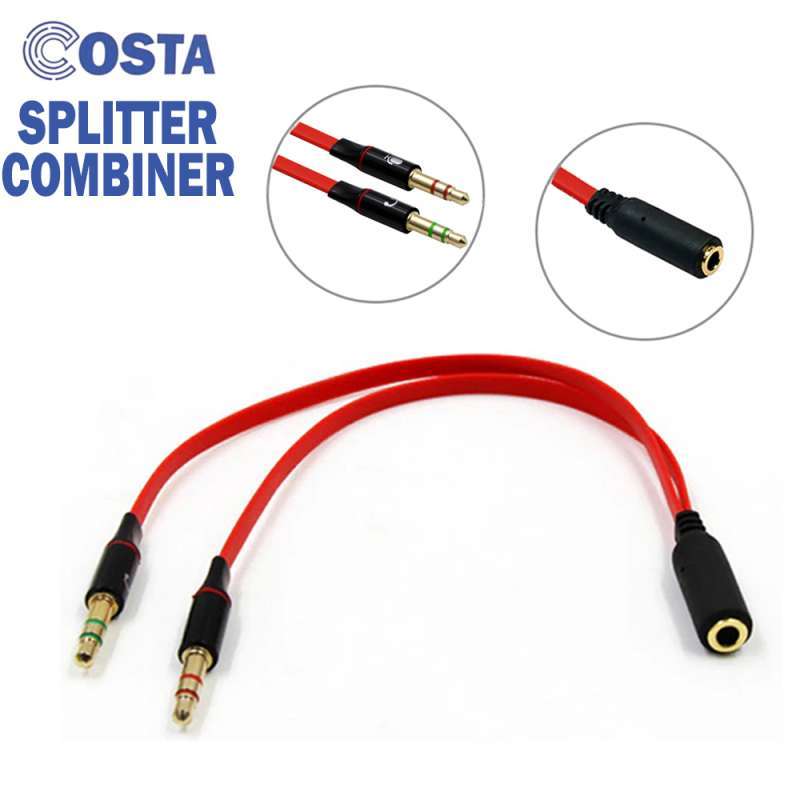 Jual COSTA Audio Splitter Combiner 1 