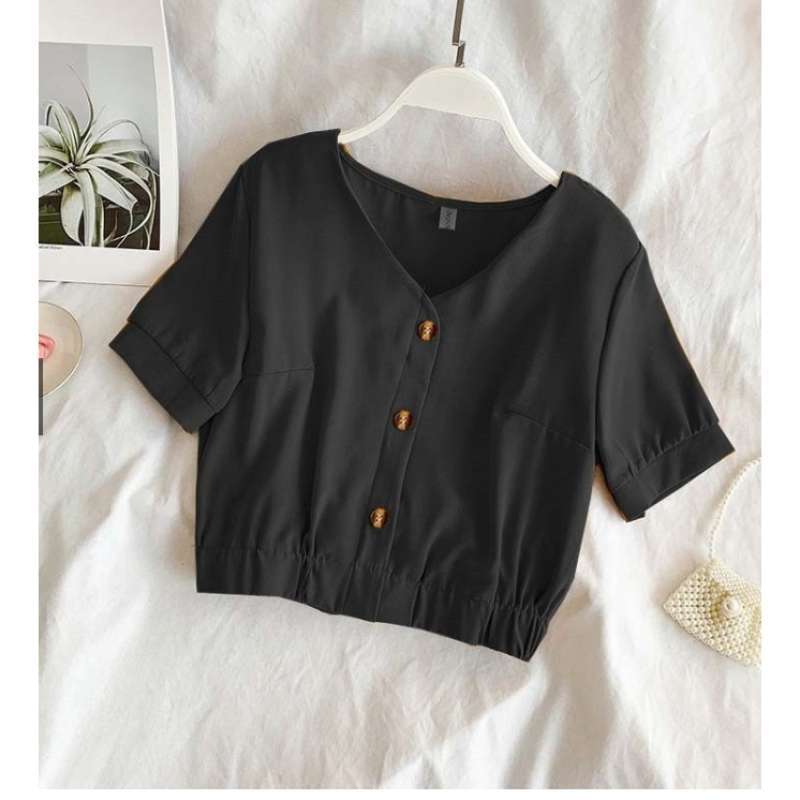 Promo Rottenklass Zoya Fashion Baju Crop Wanita Lengan Pendek Atasan Cewe Cewek Di Seller Allsell Kab Ciamis Jawa Barat Blibli