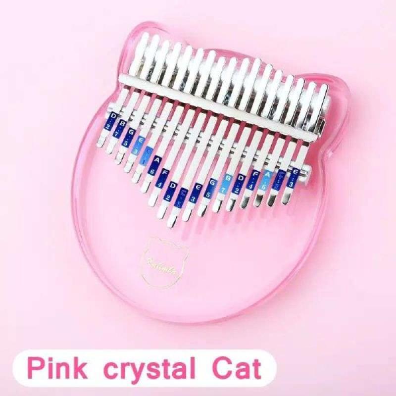 Jual Pink Kalimba Acrylic 17 Keys Kalimba Akrilik Berbahan
